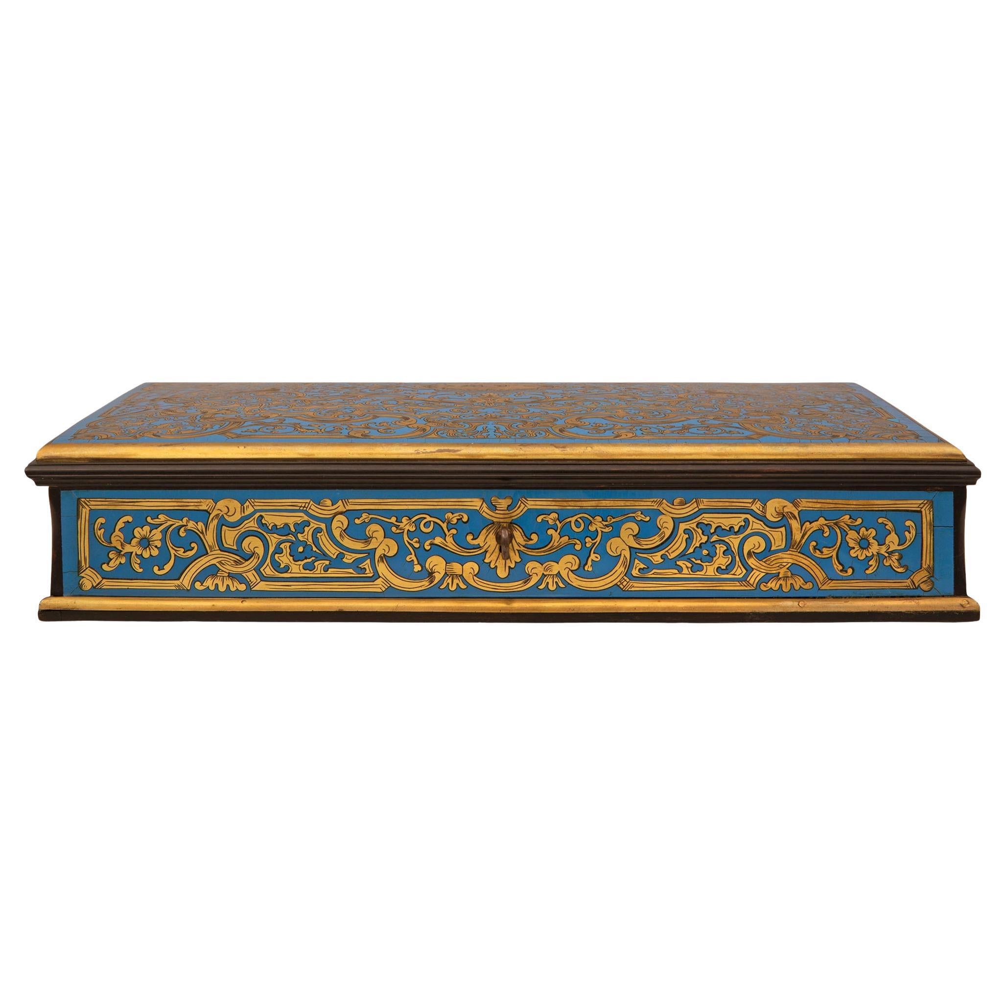 Louis XIV St. Boulle Bote Bijouax, signiert Tahan, 19. Jahrhundert im Angebot