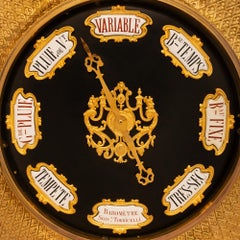 French 19th Century Louis XIV St. Ormolu And Patinated Bronze Barometer