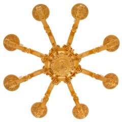French 19th Century Louis XIV St. Ormolu Chandelier