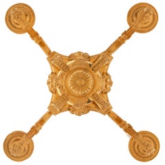 French 19th Century Louis XIV St. Ormolu Chandelier