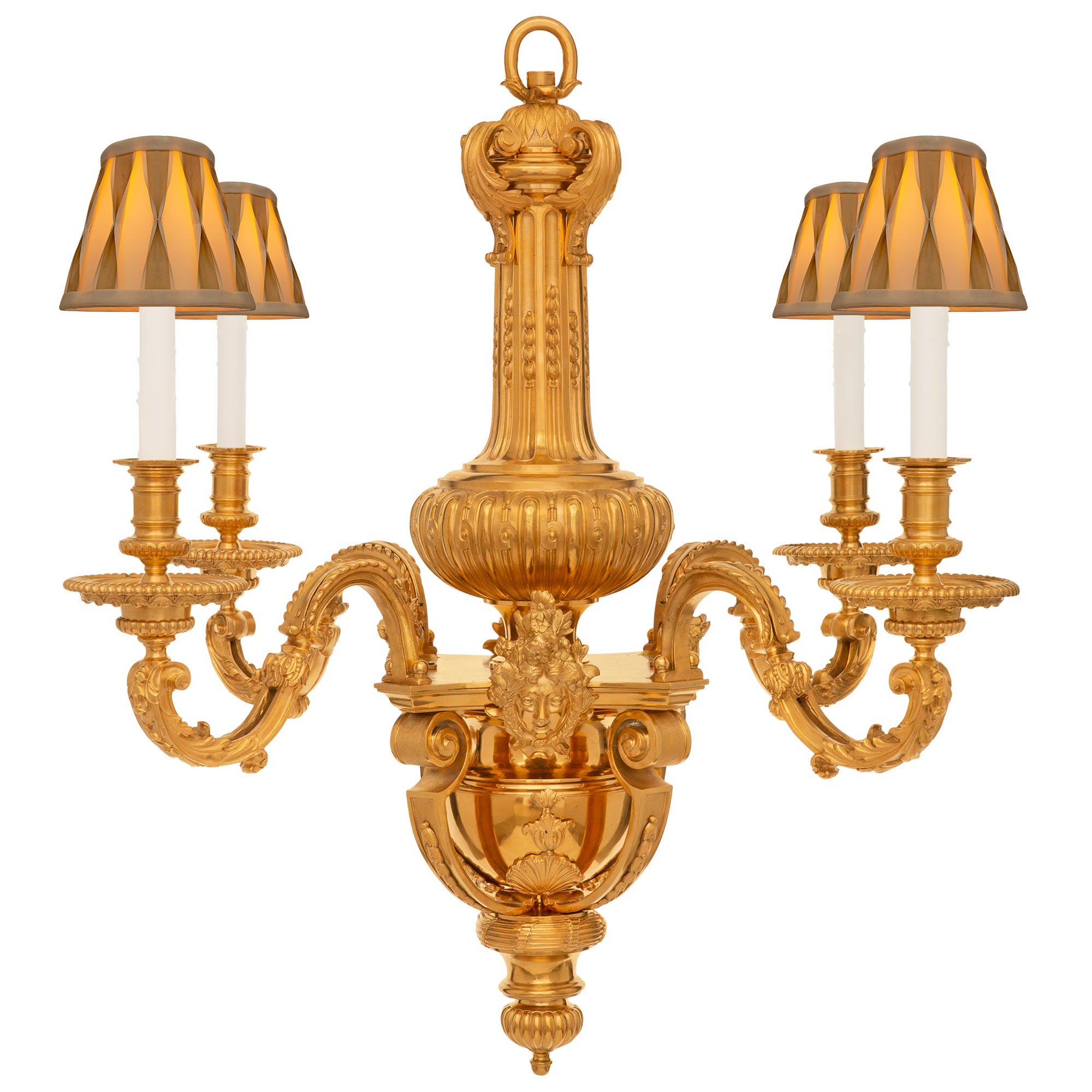 French 19th Century Louis XIV St. Ormolu Chandelier