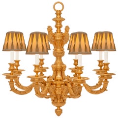 French 19th Century Louis XIV St. Ormolu Chandelier