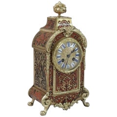 French 19th Century Louis XIV Style Boulle Mantel Clock