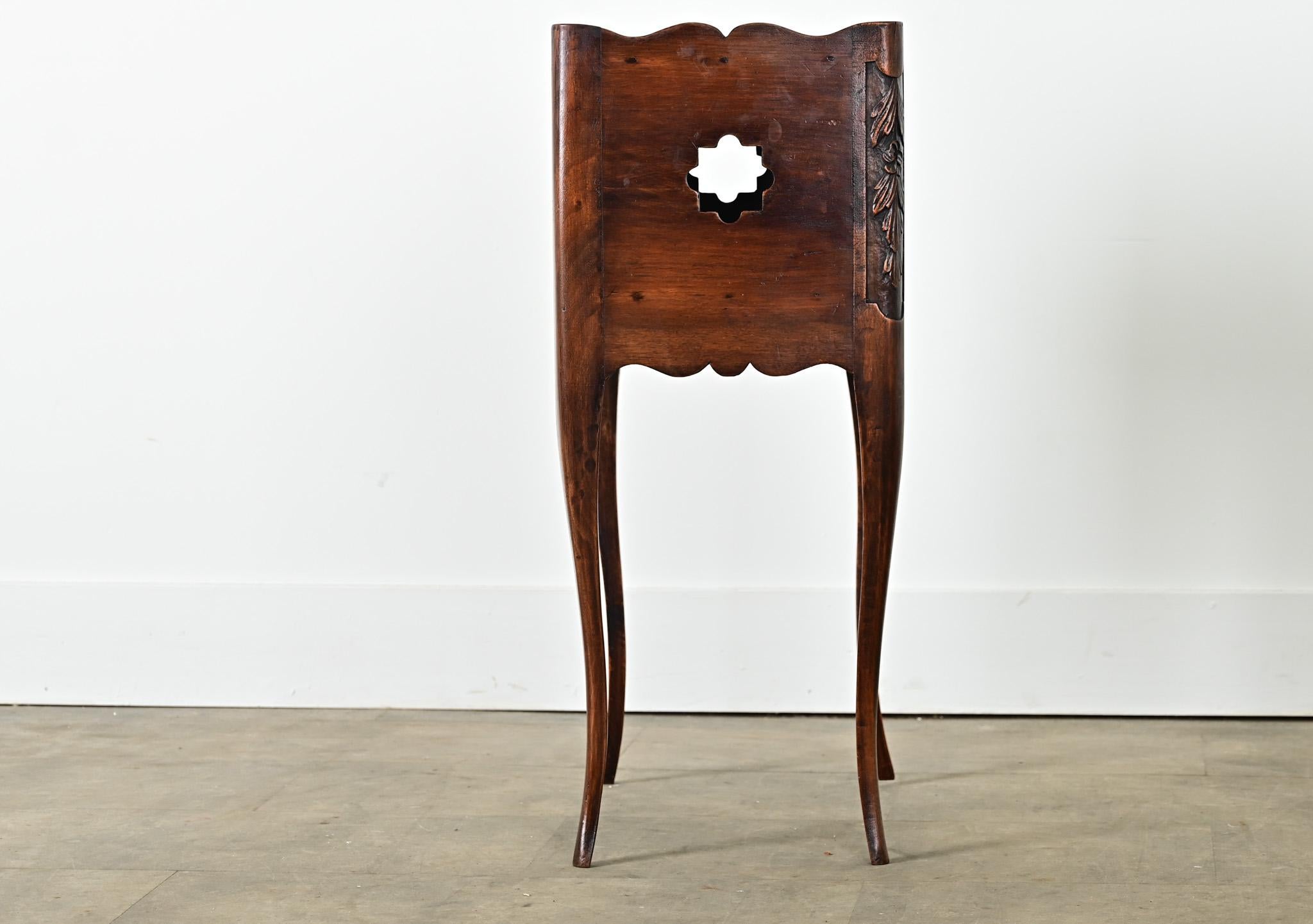French 19th Century Louis XV Bedside Table For Sale 2