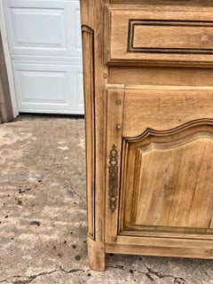 French 19th Century Louis XV Bleached Solid Oak Cabinet