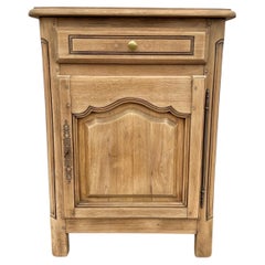 French 19th Century Louis XV Bleached Solid Oak Cabinet