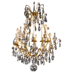 Gold Plate Chandeliers and Pendants