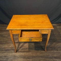 French 19th Century Louis XV Fruitwood Writing Table or Side Table