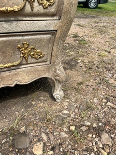 French 19th Century Louis XV Painted Chest of Drawers