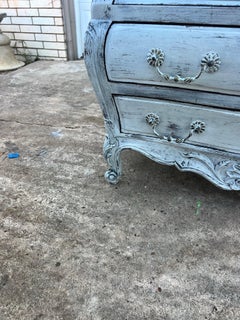 French 19th Century Louis XV Painted Walnut Chest of Drawers