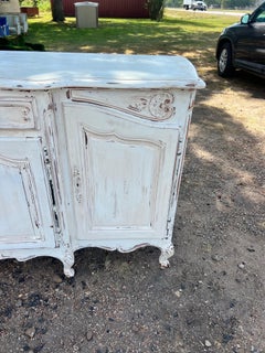 French 19th Century Louis XV Painted Walnut Sideboard