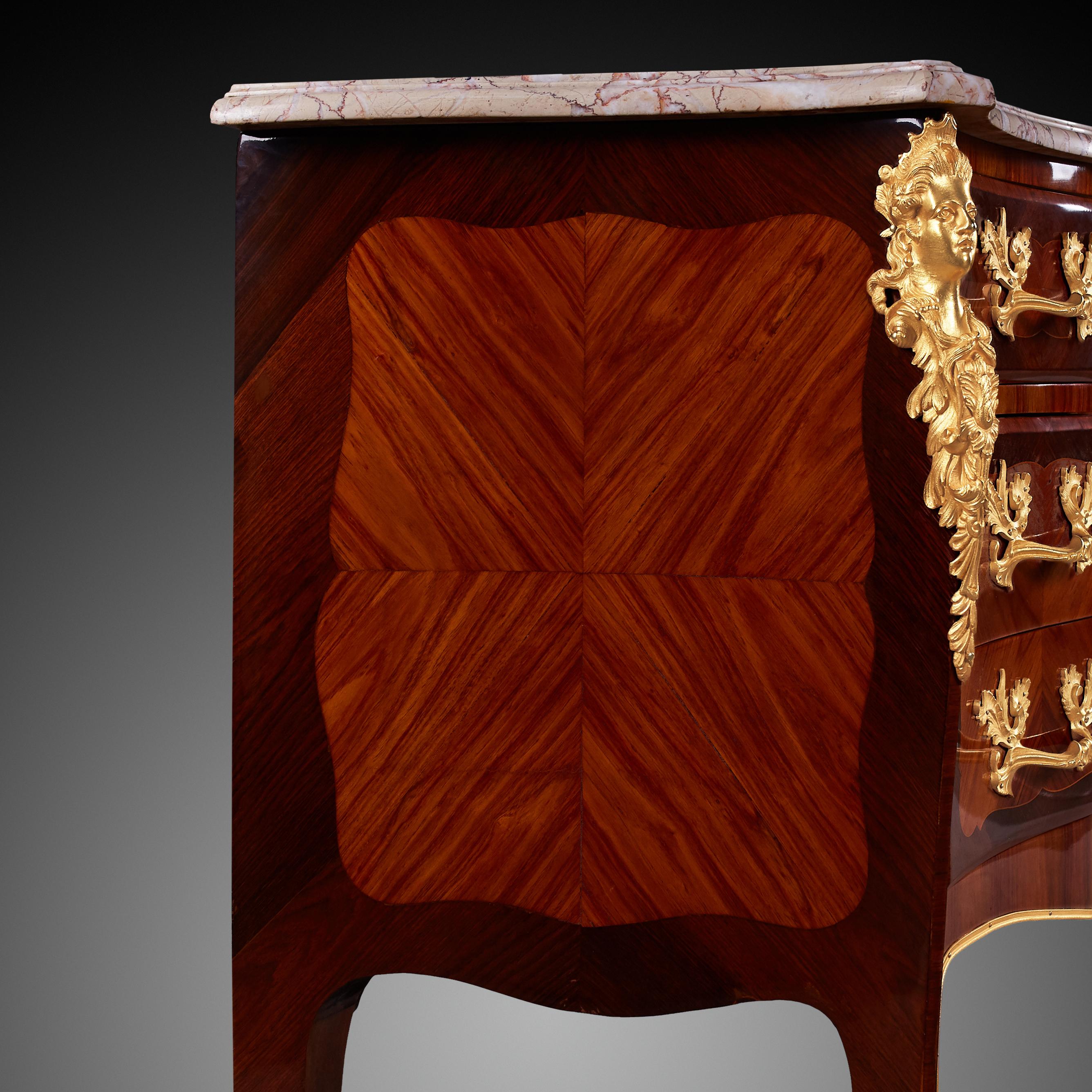 Commode francese del XIX secolo in stile Luigi XV Rococo in vendita 5