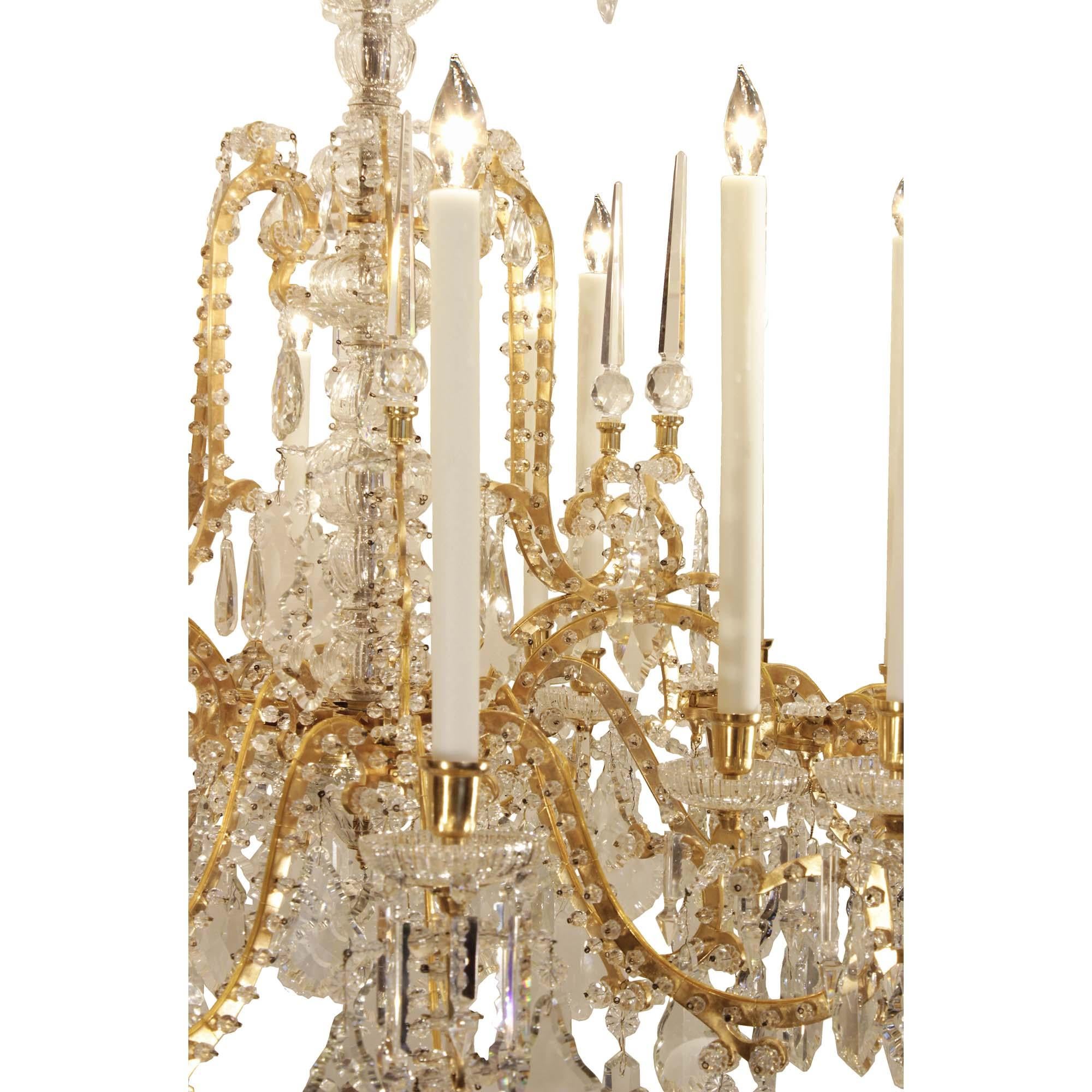 French 19th Century Louis XV St. Baccarat Crystal Chandelier 1