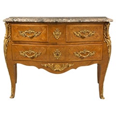Antique French 19th Century Louis XV St. Bombee Commode