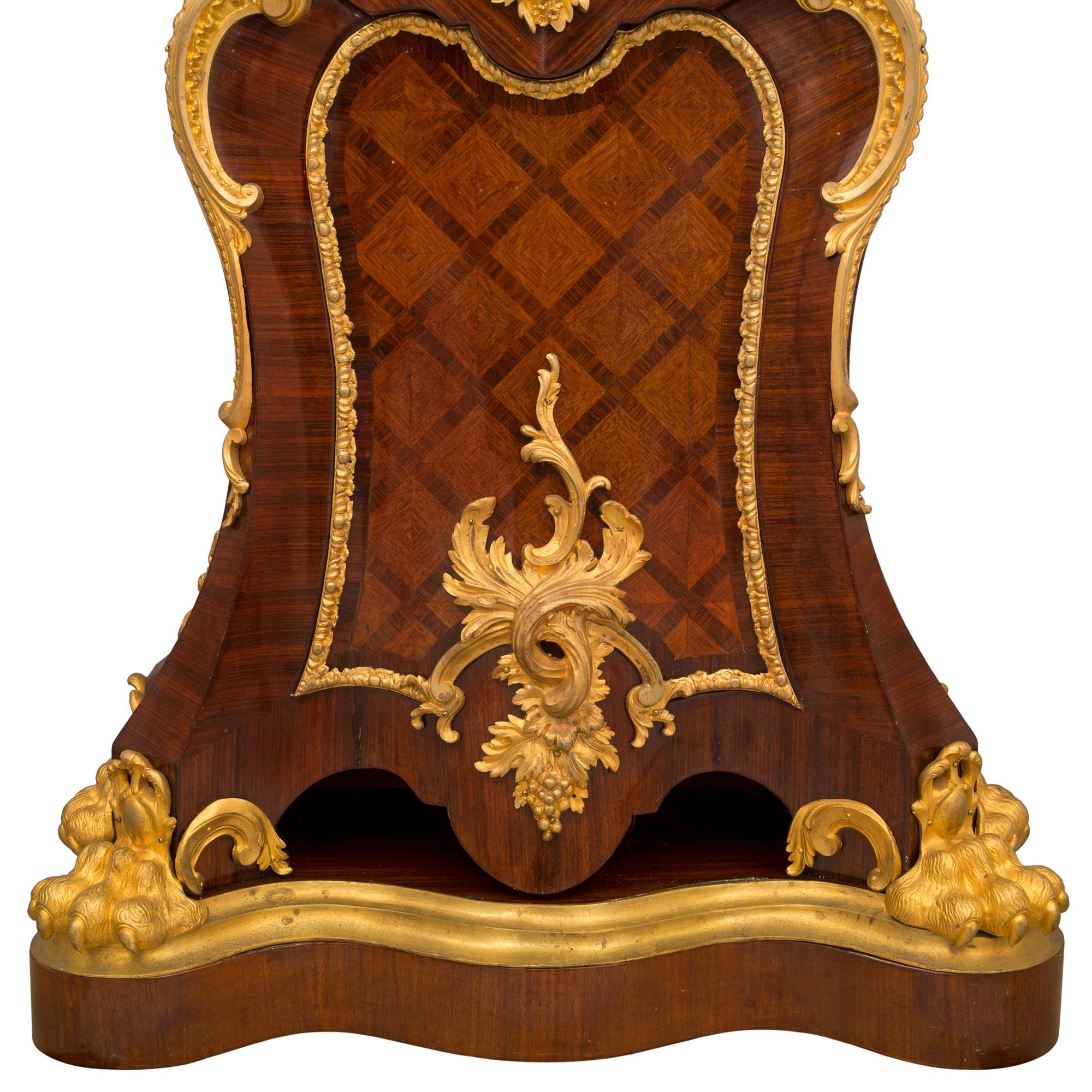 Französische Standuhr im Louis XV-Stil des 19. Jahrhunderts im Angebot 8
