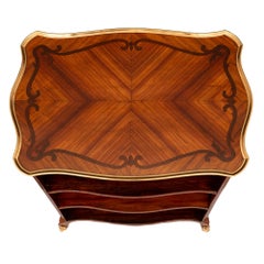 French 19th Century Louis XV St. Kingwood And Ormolu Bibus