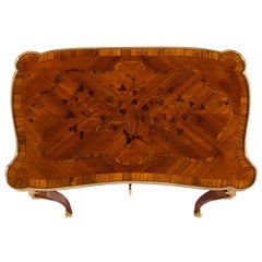 French 19th Century Louis XV St. Kingwood and Ormolu Side Table