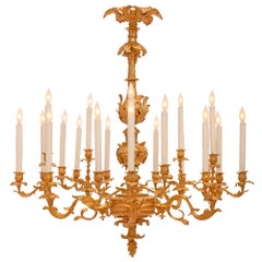French 19th Century Louis XV St. Ormolu Chandelier