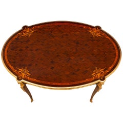 French 19th Century Louis XV St. Side Table Signed By Maison Krieger