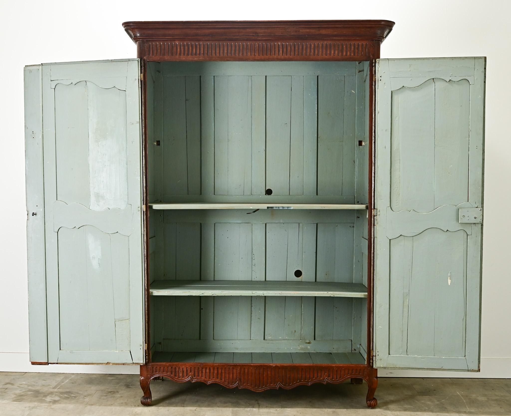Armoire française du 19ème siècle de style Louis XV 1