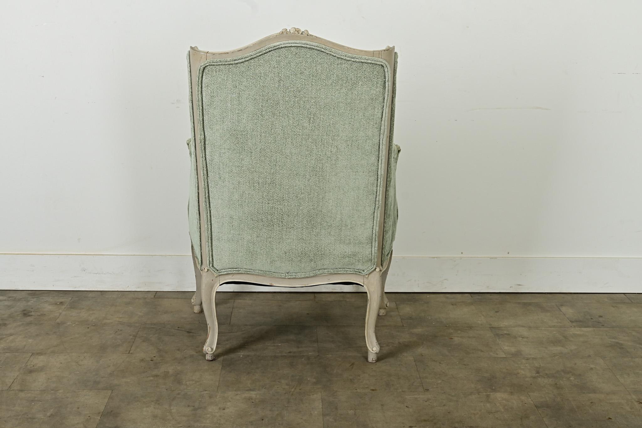 French 19th Century Louis XV Style Bergere For Sale 6