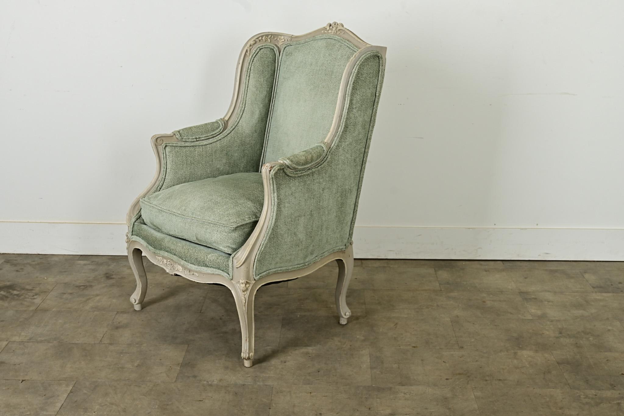French 19th Century Louis XV Style Bergere For Sale 3
