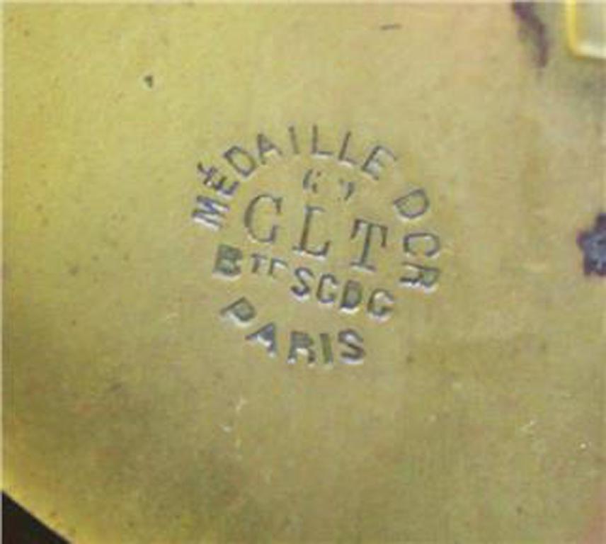 Horloge lyre française de style Louis XV, Guilmet Paris, 19e siècle en vente 1