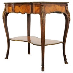 French 19th Century Louis XV-Style Bois Satine Writing Table
