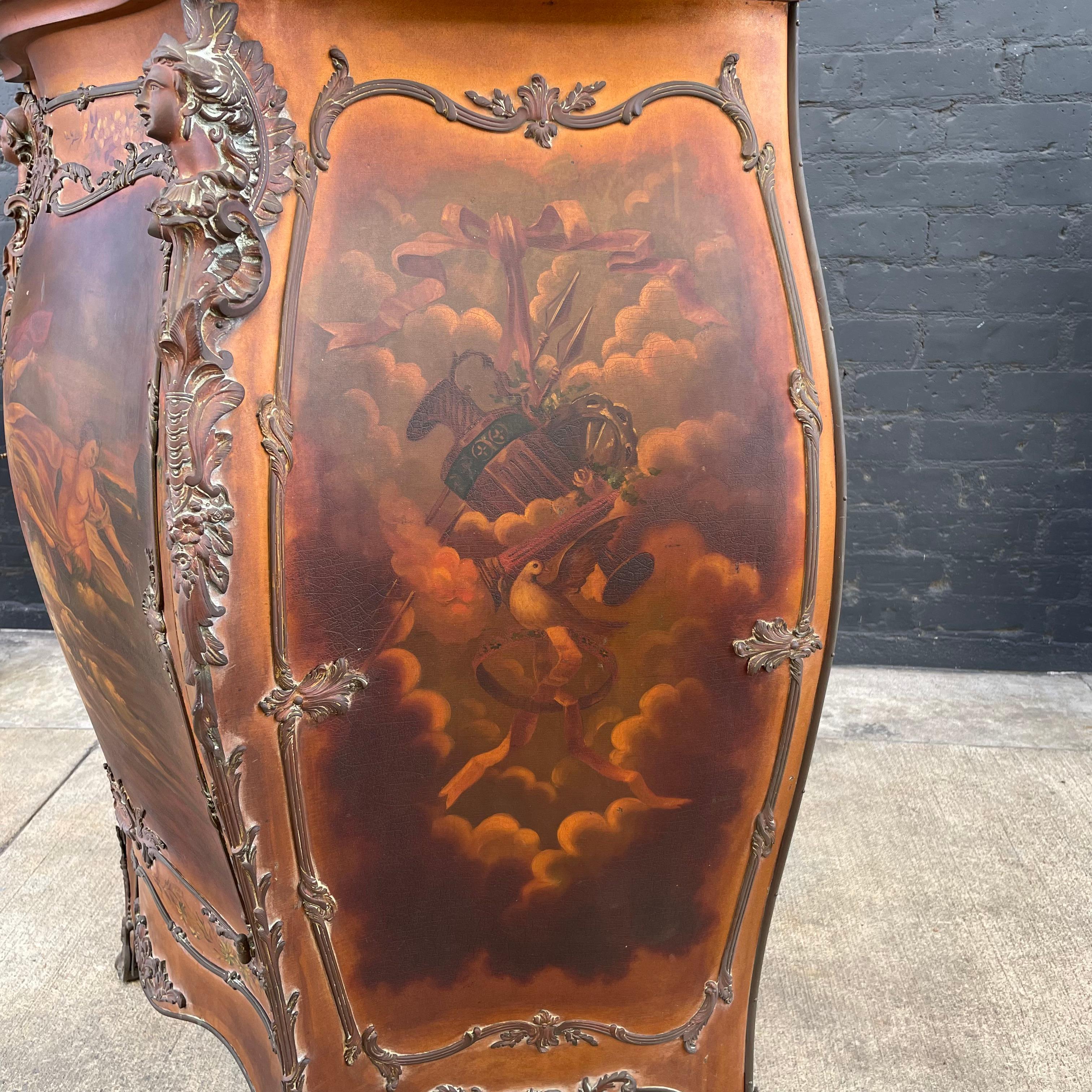 French 19th Century Louis XV-Style Bombay Chest For Sale 8