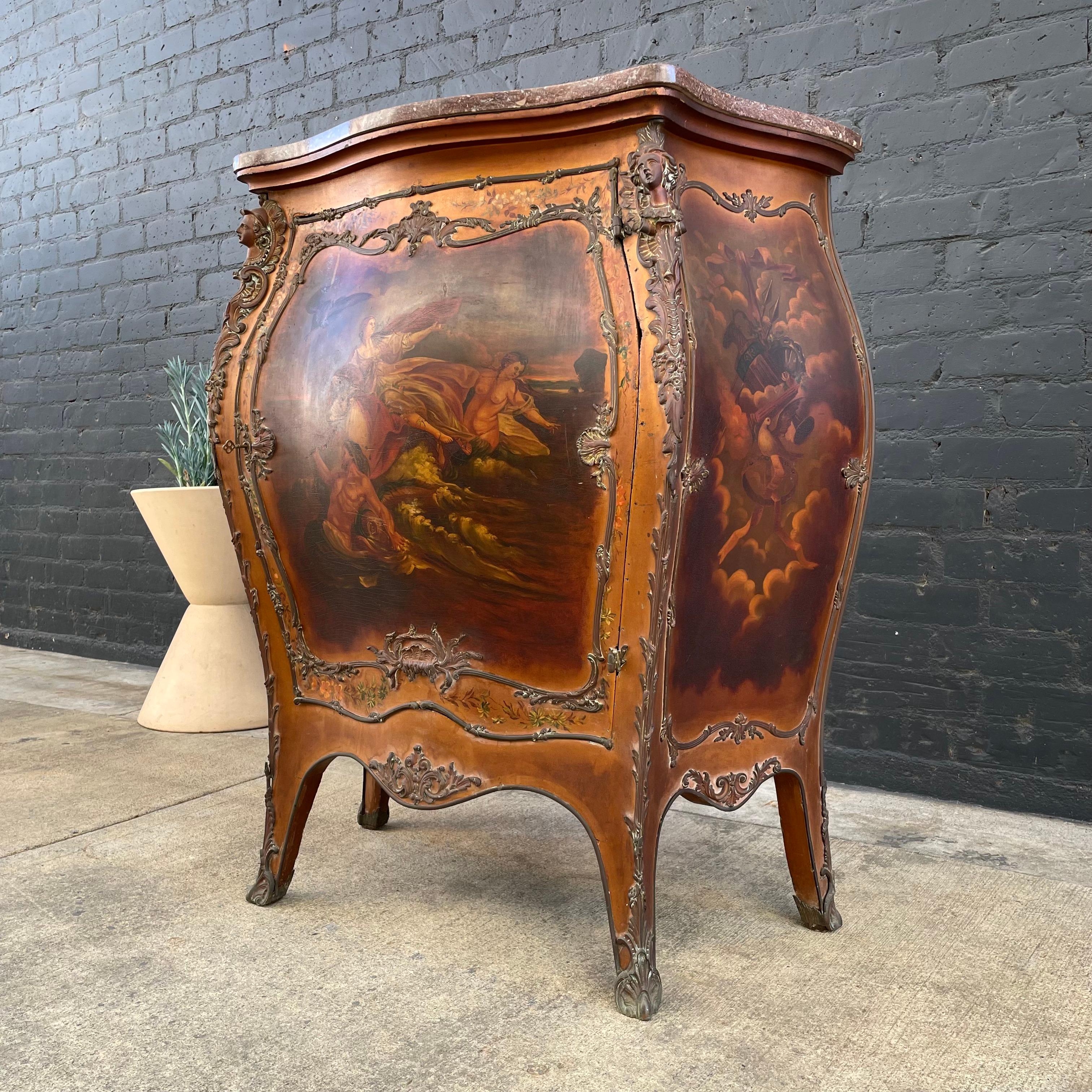 French 19th Century Louis XV-Style Bombay Chest For Sale 1