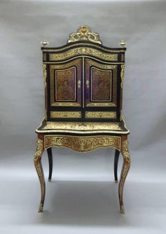 French 19th Century Louis XV Style Boulle Dressing Table