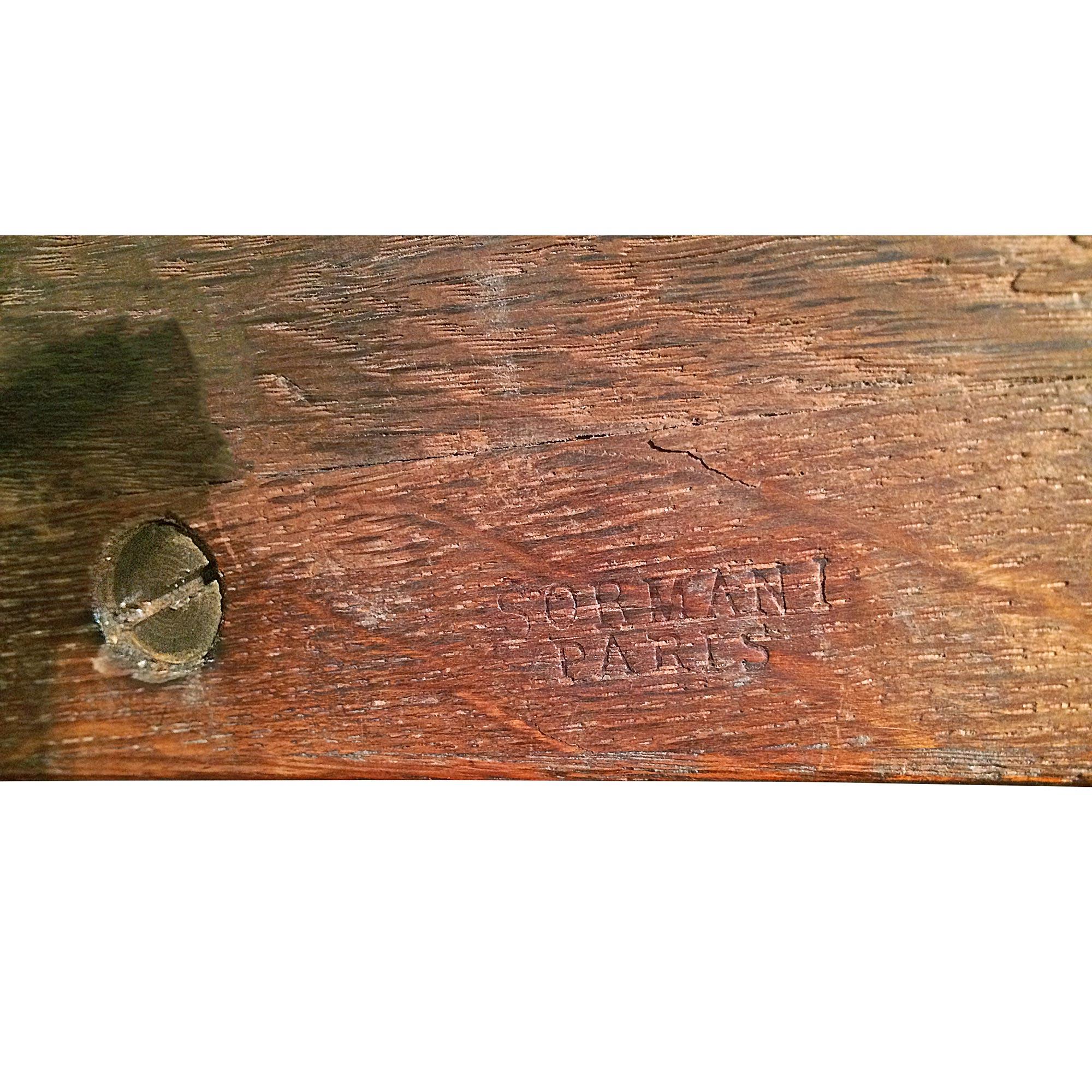 Bureau Plat francese del XIX secolo in stile Luigi XV firmato Sormani in vendita 6