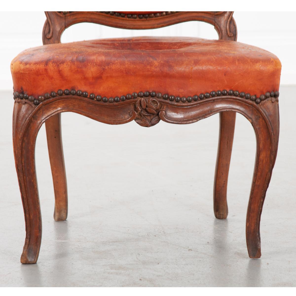French 19th Century Louis XV-Style Chair In Good Condition In Baton Rouge, LA