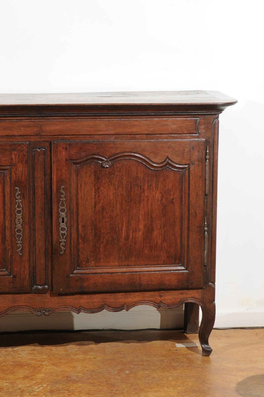 French, 19th Century Louis XV Style Chestnut Enfilade with Original Hardware 9