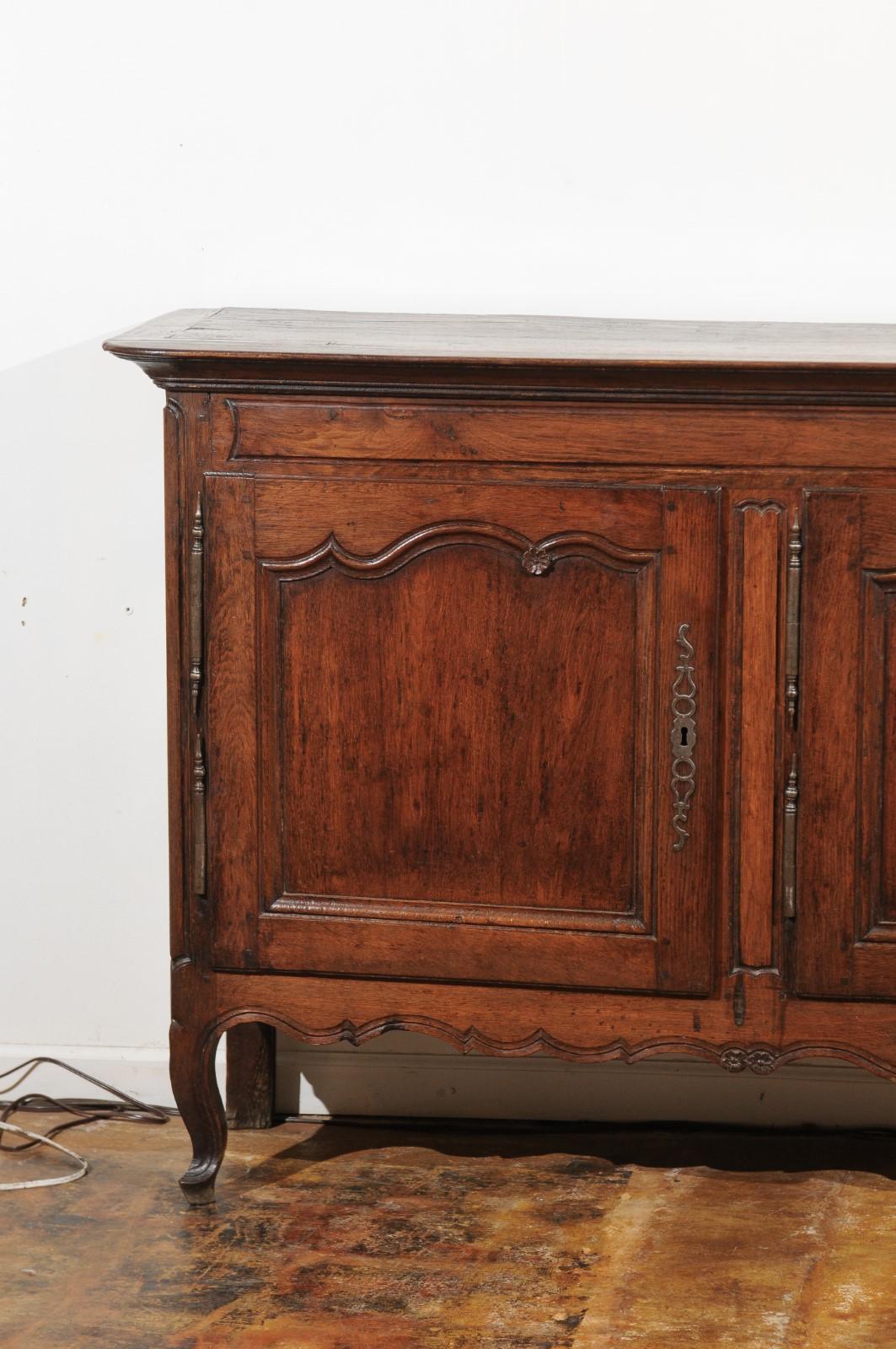 French, 19th Century Louis XV Style Chestnut Enfilade with Original Hardware 10
