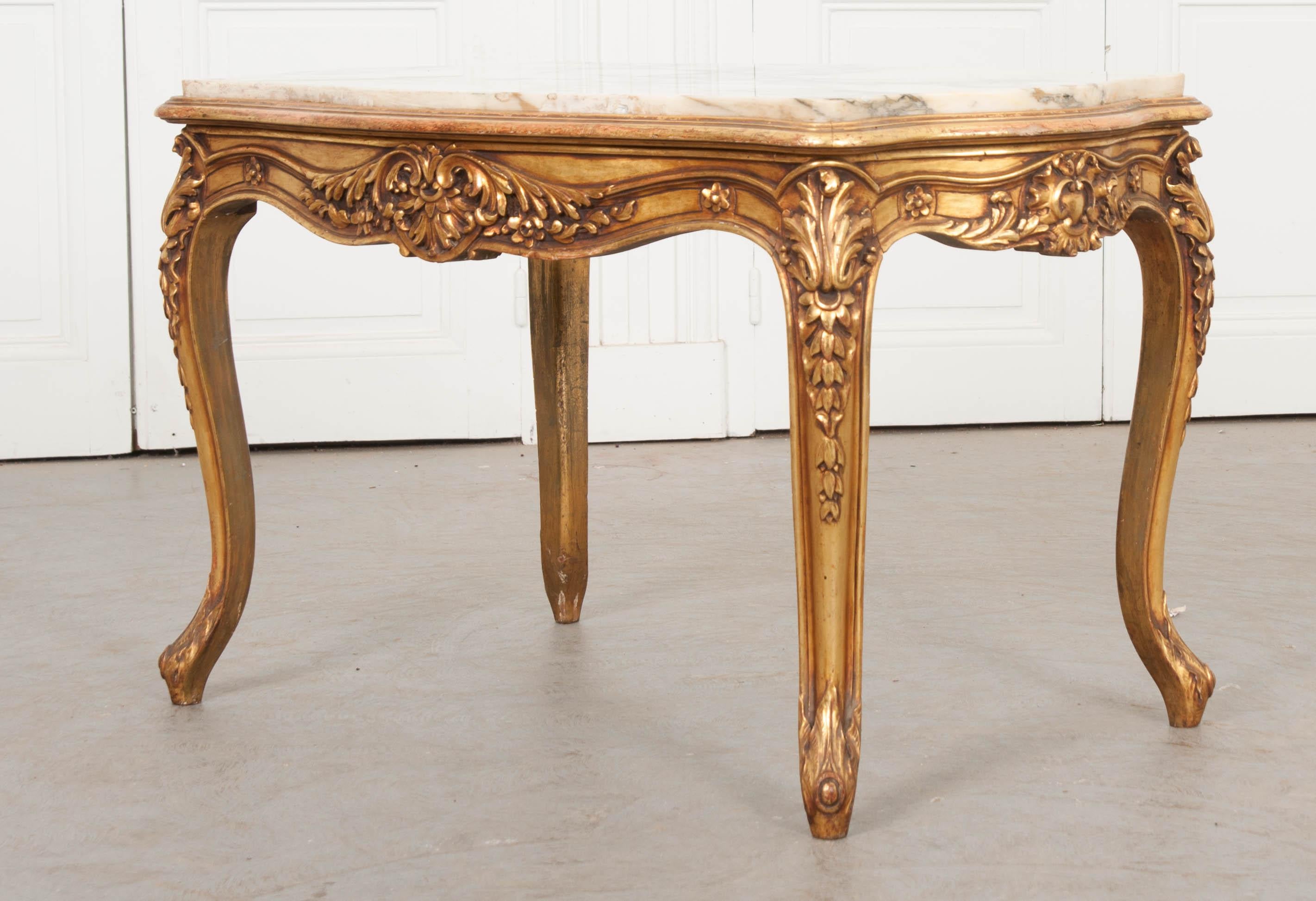 French 19th Century Louis XV Style Cocktail Table 5