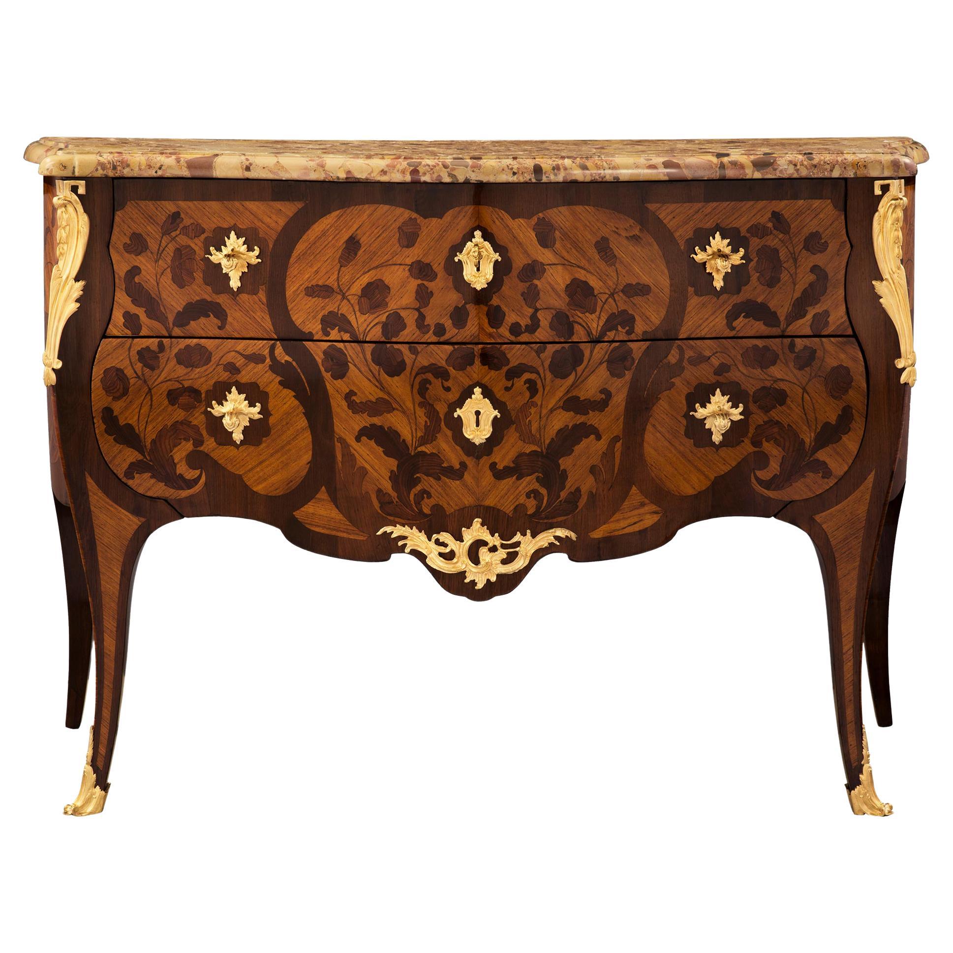  French 19th Century Louis XV Style Commode, Possibly by Maison Soubrier