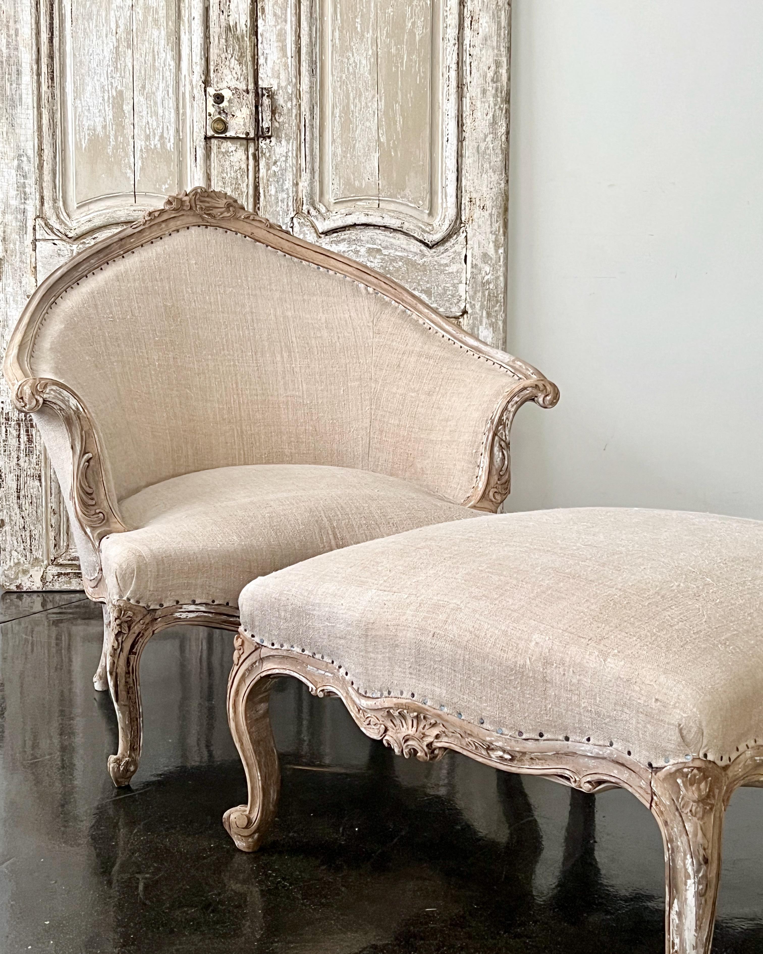 French 19th Century Louis XV Style Duchesse Brisée In Good Condition For Sale In Charleston, SC