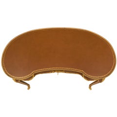 French 19th Century Louis XV Style Kingwood and Ormolu Desk, Attributed to Linke