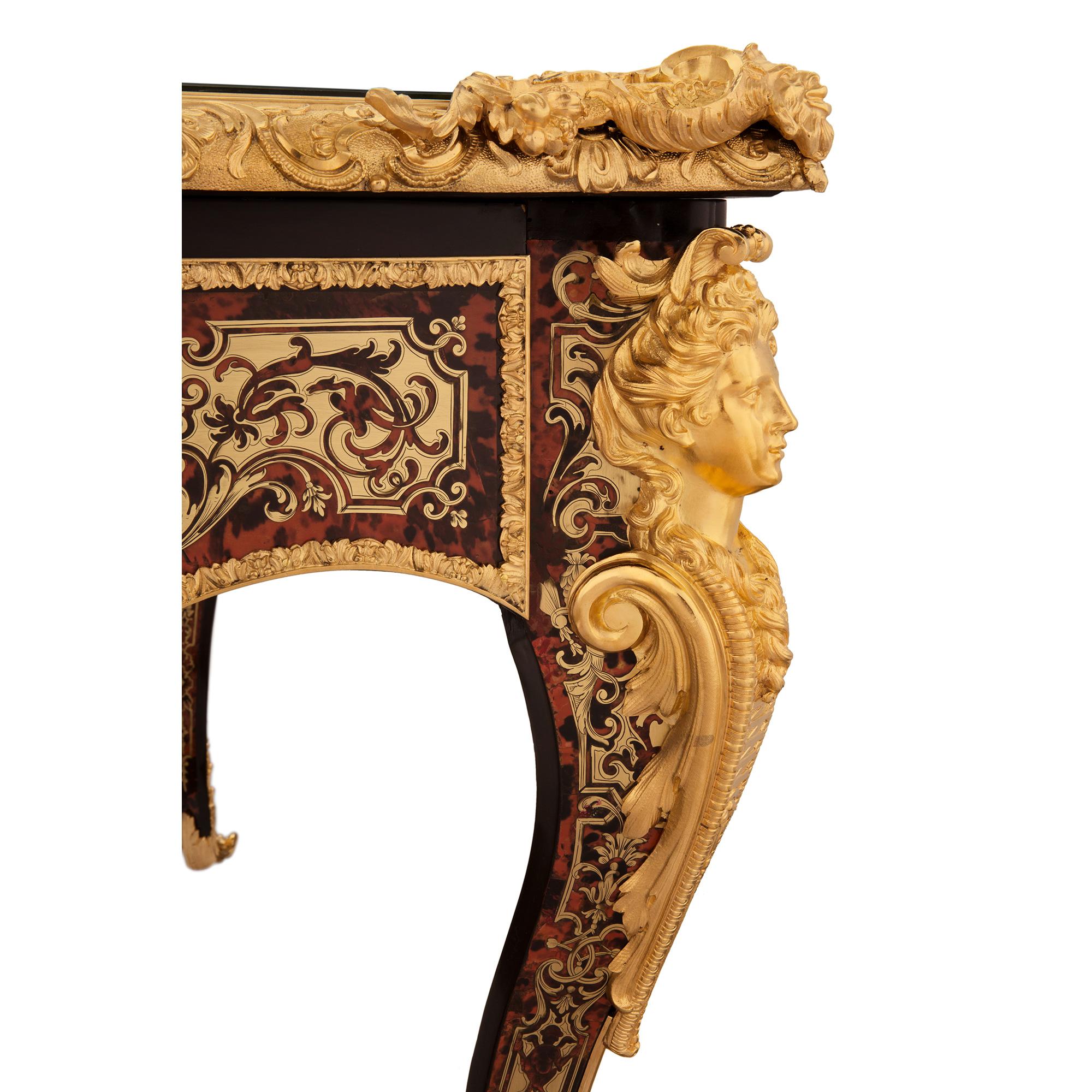 French 19th Century Louis XV Style Napoleon III Period Desk/Writing Table 3