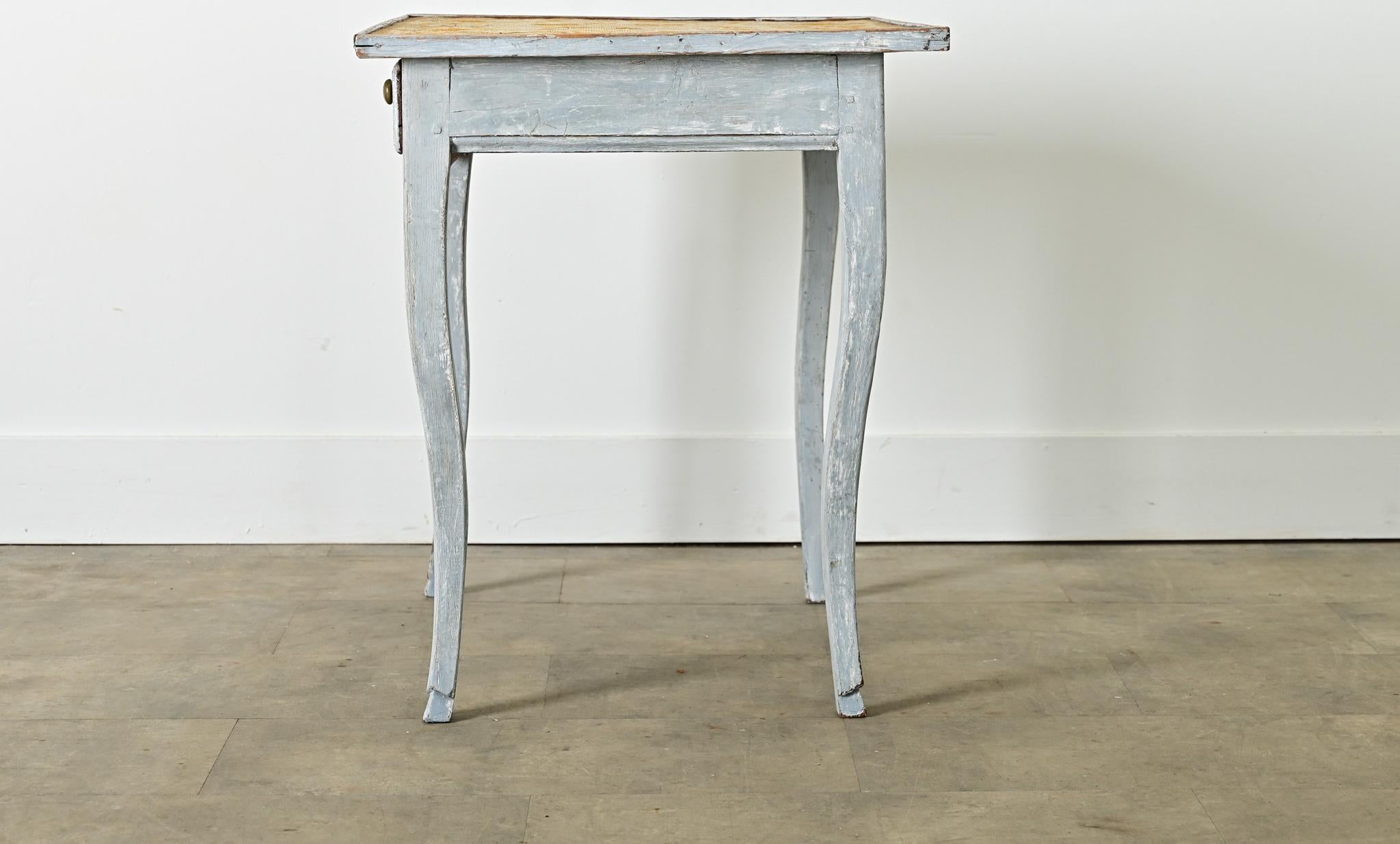 French 19th Century Louis XV Style Needlepoint Tea Table For Sale 9