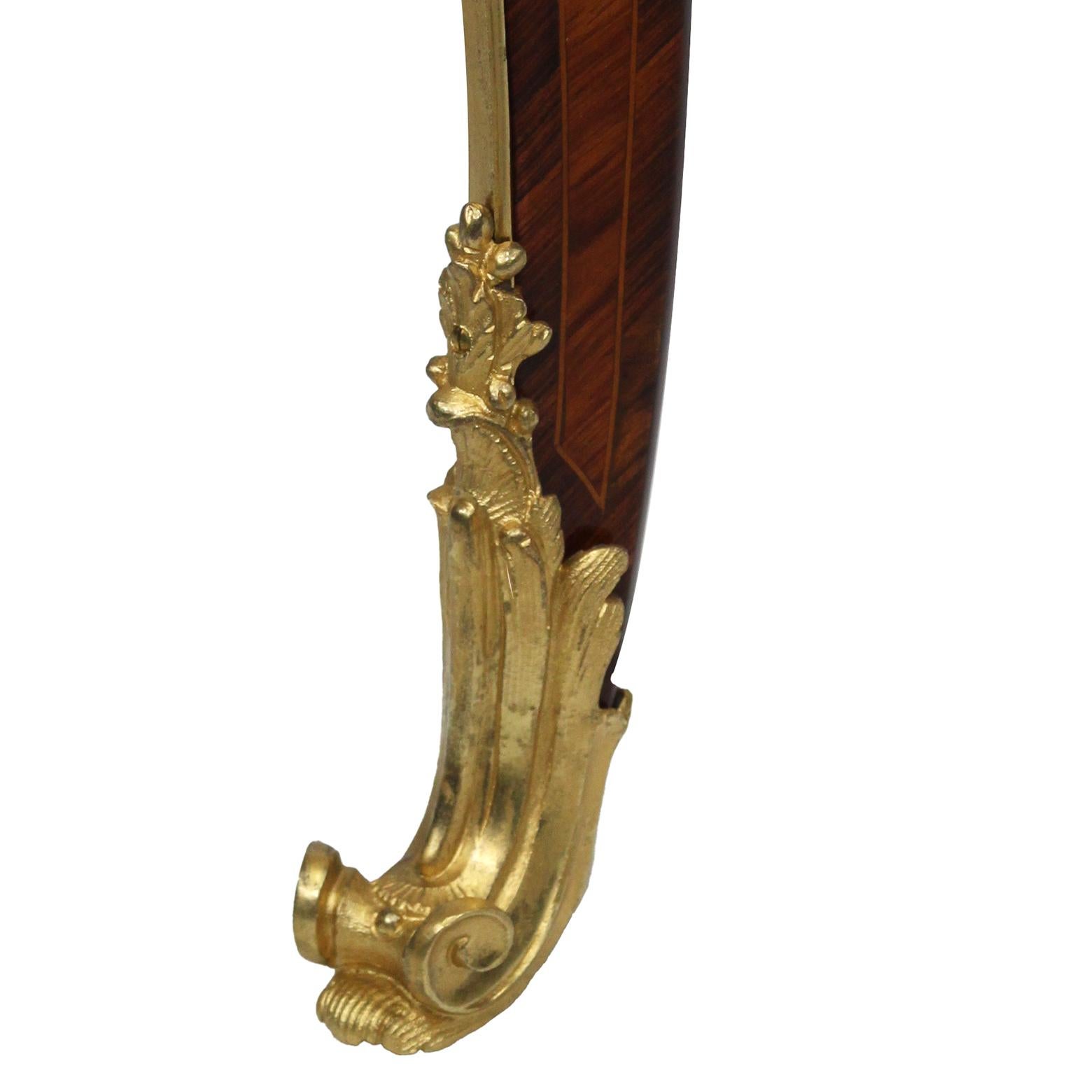 French 19th Century Louis XV Style Ormolu-Mounted Console After Charles Cressent For Sale 6