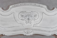 French 19th Century  Louis XV Style Queen-Size Headboard