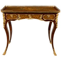 French 19th Century Louis XV Style Side Table/Writing Desk