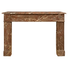 French 19th Century Louis XV Style Stone Mantel