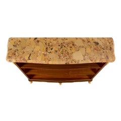 French 19th Century Louis XV Style Tulipwood and Ormolu Bibus