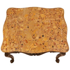 French 19th Century Louis XV Style Walnut Center Table