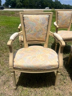 Fauteuils français de style Louis XVI du XIXe siècle - Lot de 4