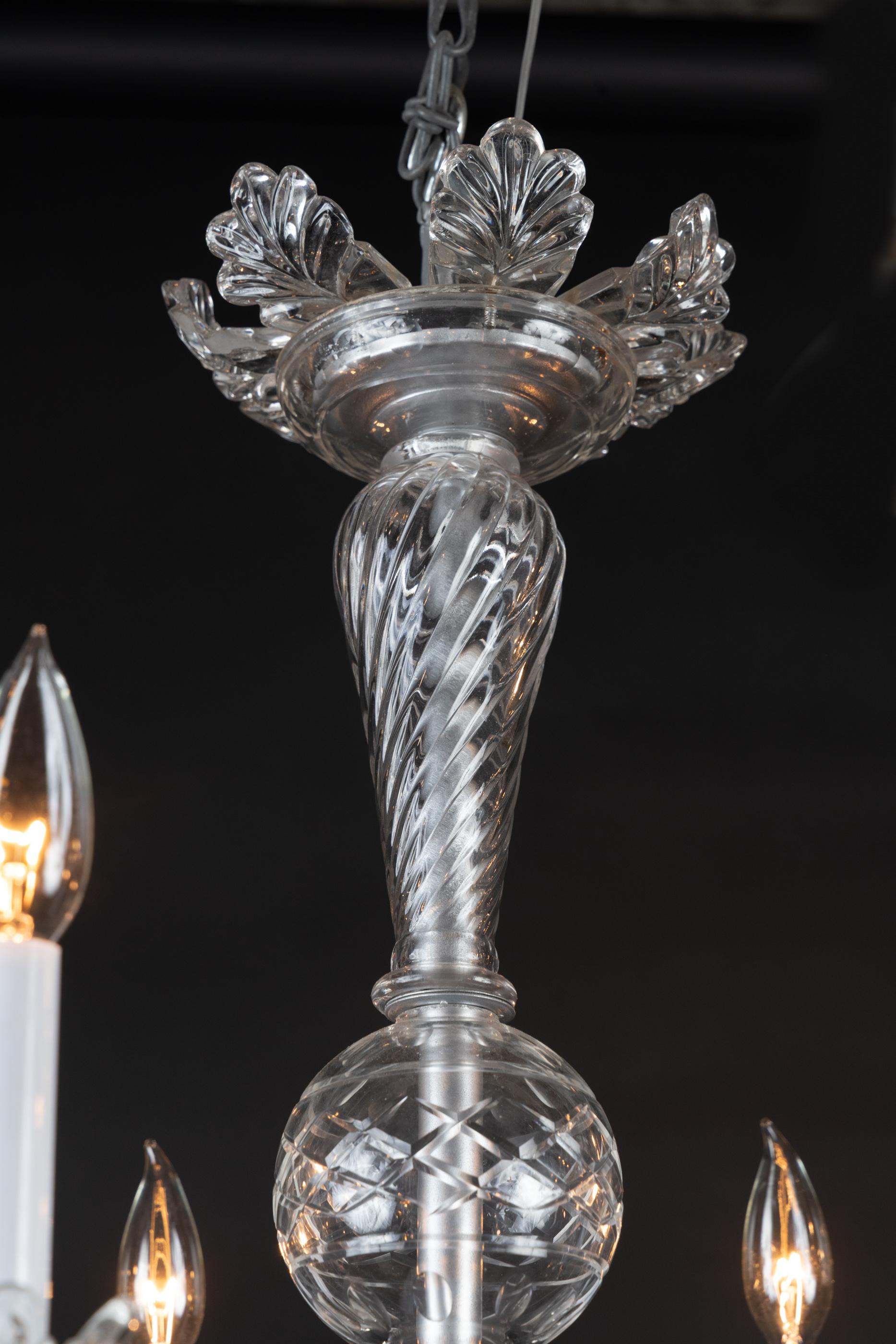 Französisch 19. Jahrhundert Louis XVI Baccarat Kristall-Kronleuchter im Angebot 8