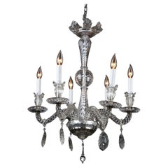 Französisch 19. Jahrhundert Louis XVI Baccarat Kristall-Kronleuchter